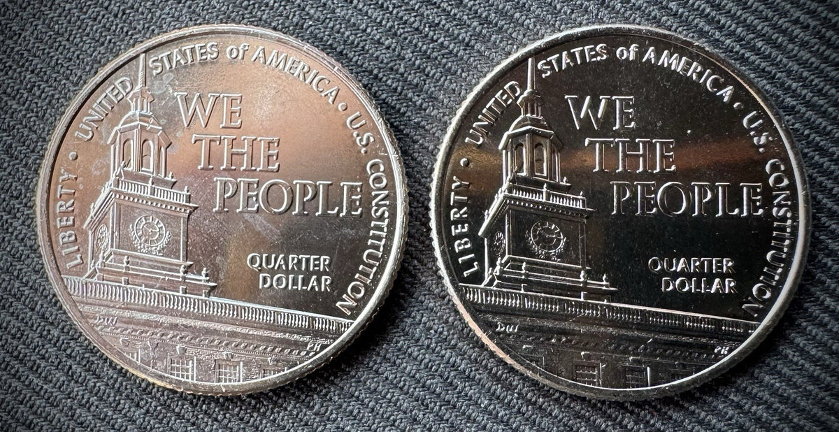 2026 P D US Constitution We The People Quarter BU Set of 2 Coins 1776-20261