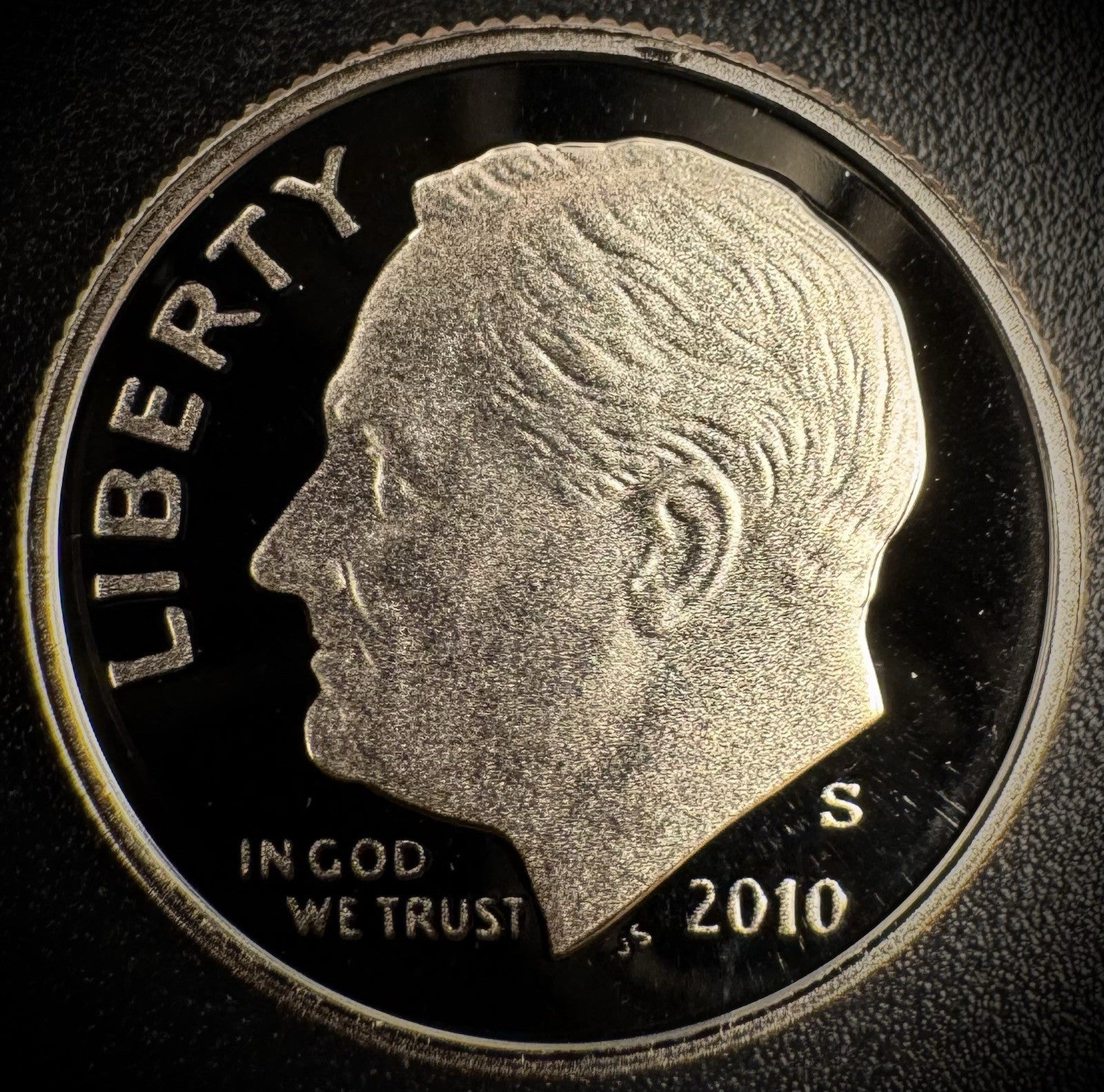 2010-S GEM PROOF Roosevelt Dime 10C Clad DEEP CAMEO Coin0