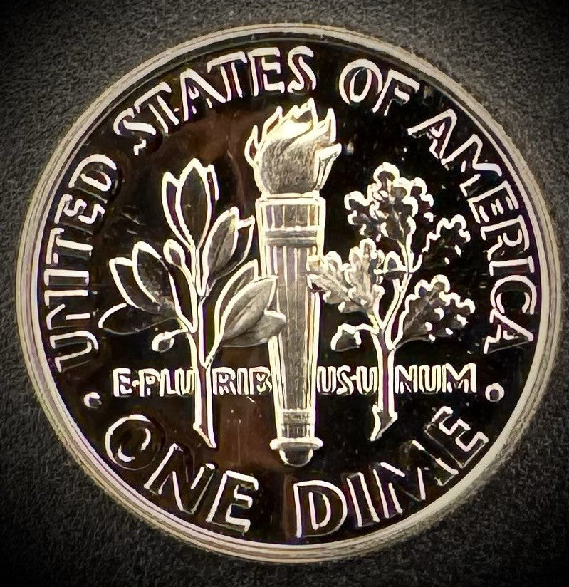 2001-S GEM PROOF Roosevelt Dime 10C Clad DEEP CAMEO Coin1