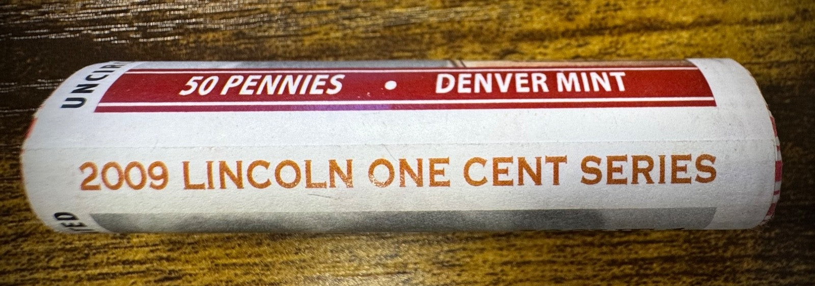 2009 Lincoln One Cent Series Issue 1 Childhood 50 Pennies Denver Mint Unc Roll0