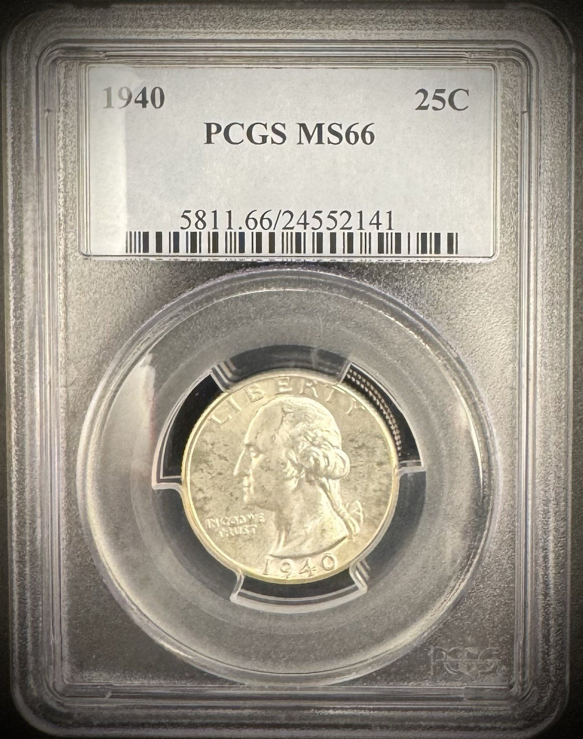 1940 Washington Quarter PCGS MS66 GEM BU Brilliant Uncirculated0