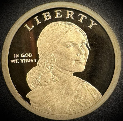 2019-S Sacagawea Dollar GEM PROOF DEEP ULTRA CAMEO Coin0