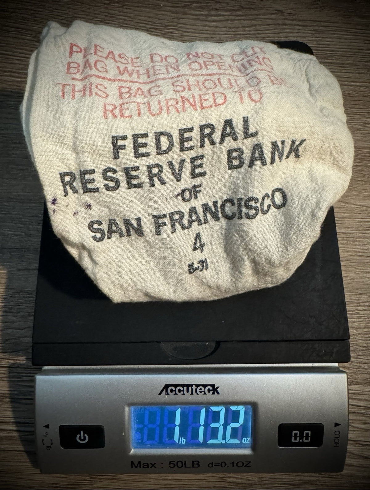 1 Lb 13 Oz Bag Of Copper Lincoln Memorial Cents 68-74 San Francisco AU/BU Toned1