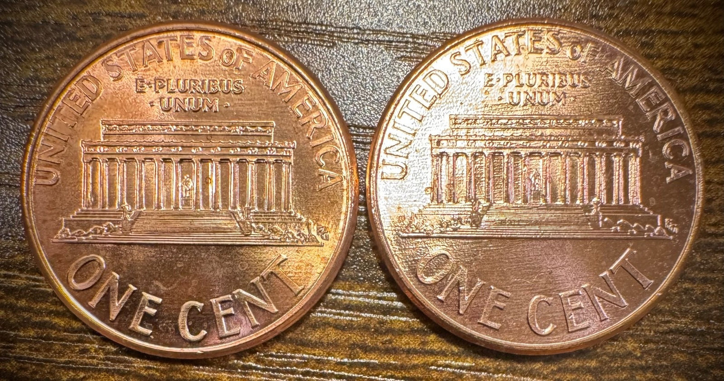 2003 P & D Lincoln Memorial Cent BU 2 Coin Set From Original Rolls1