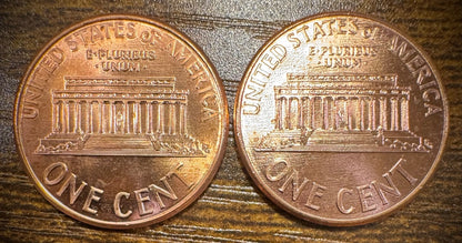 2003 P & D Lincoln Memorial Cent BU 2 Coin Set From Original Rolls1