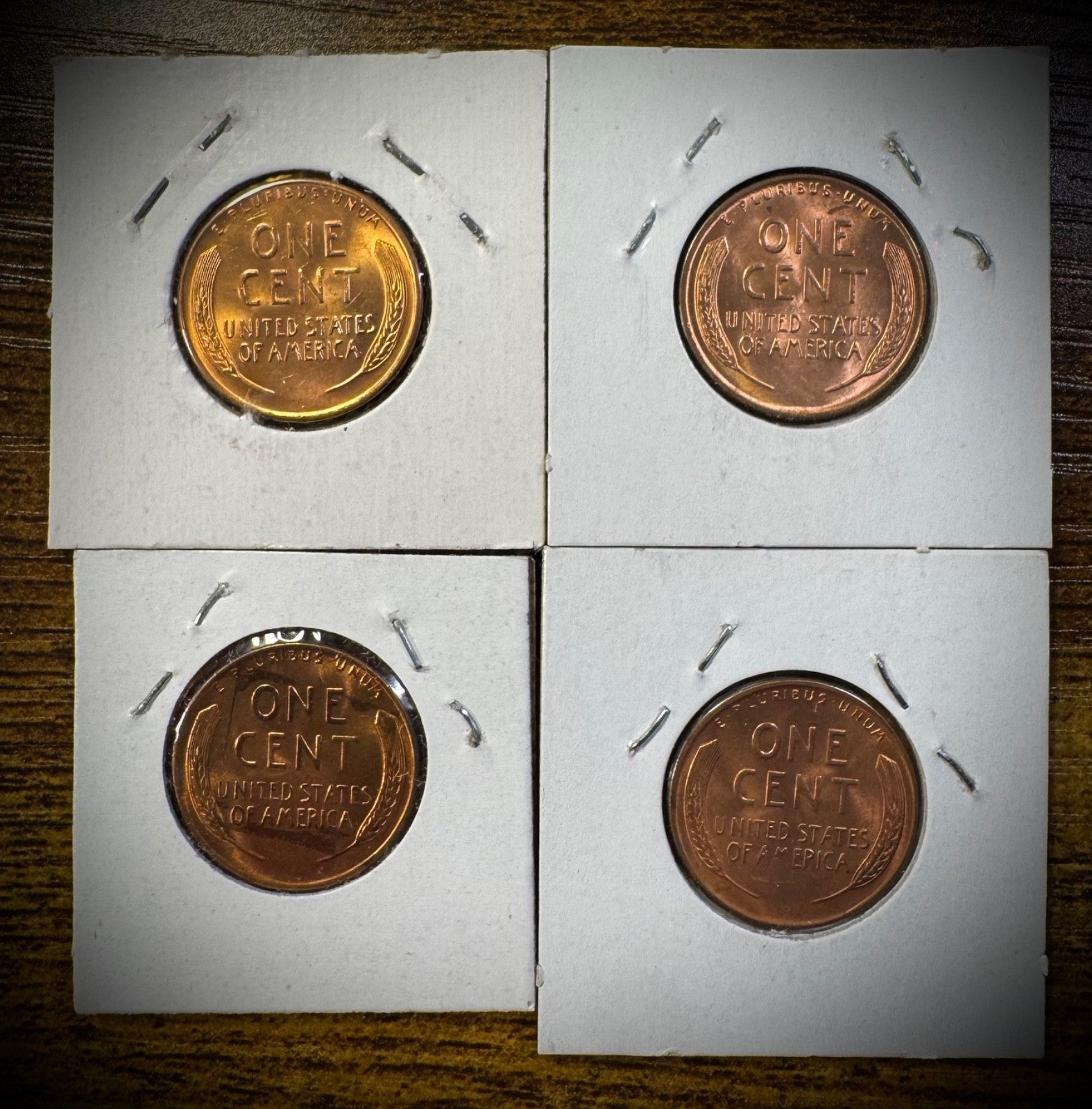 Lincoln Wheat Cent 1945-S 1950-S 1951-D 1953-D 1954-D&S 41 Coin Overstock Lot8