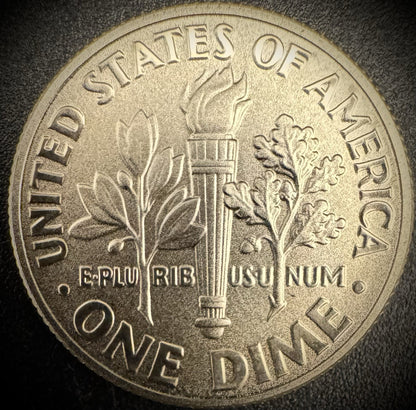 2017-S GEM ENHANCED Uncirculated Roosevelt Dime Clad From US Mint Enhanced Set1