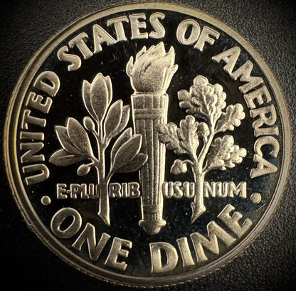 1985-S PROOF Roosevelt Dime 10C Clad DEEP CAMEO Coin From US Mint Proof Set1