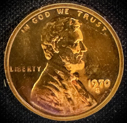 1970-S Lincoln Memorial Cent SMALL DATE PROOF Coin KEY DATE 2