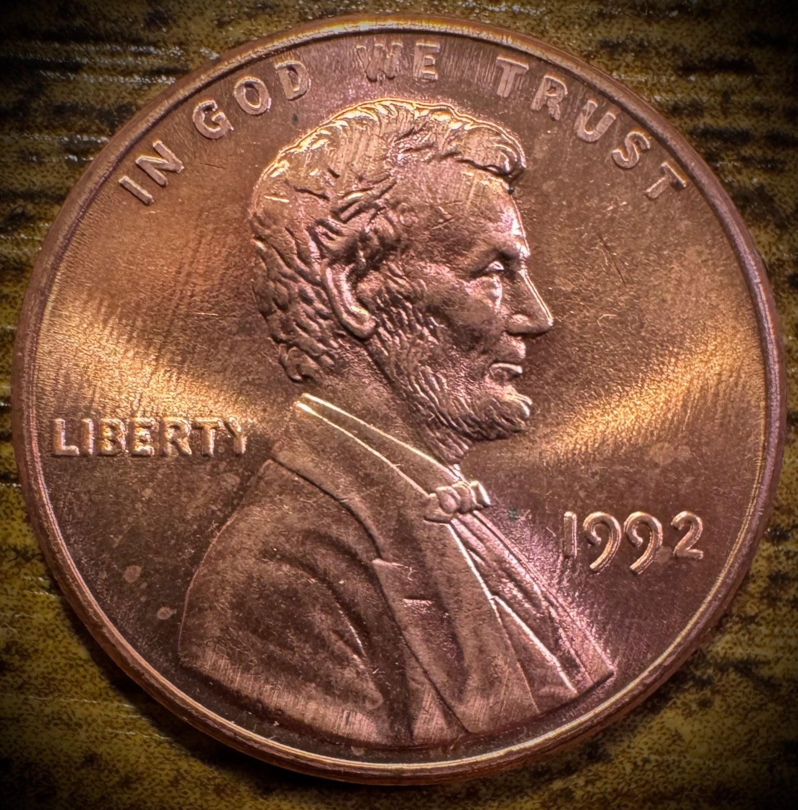 1992 P & D Lincoln Memorial Cent BU 2 Coin Set From Original Rolls2