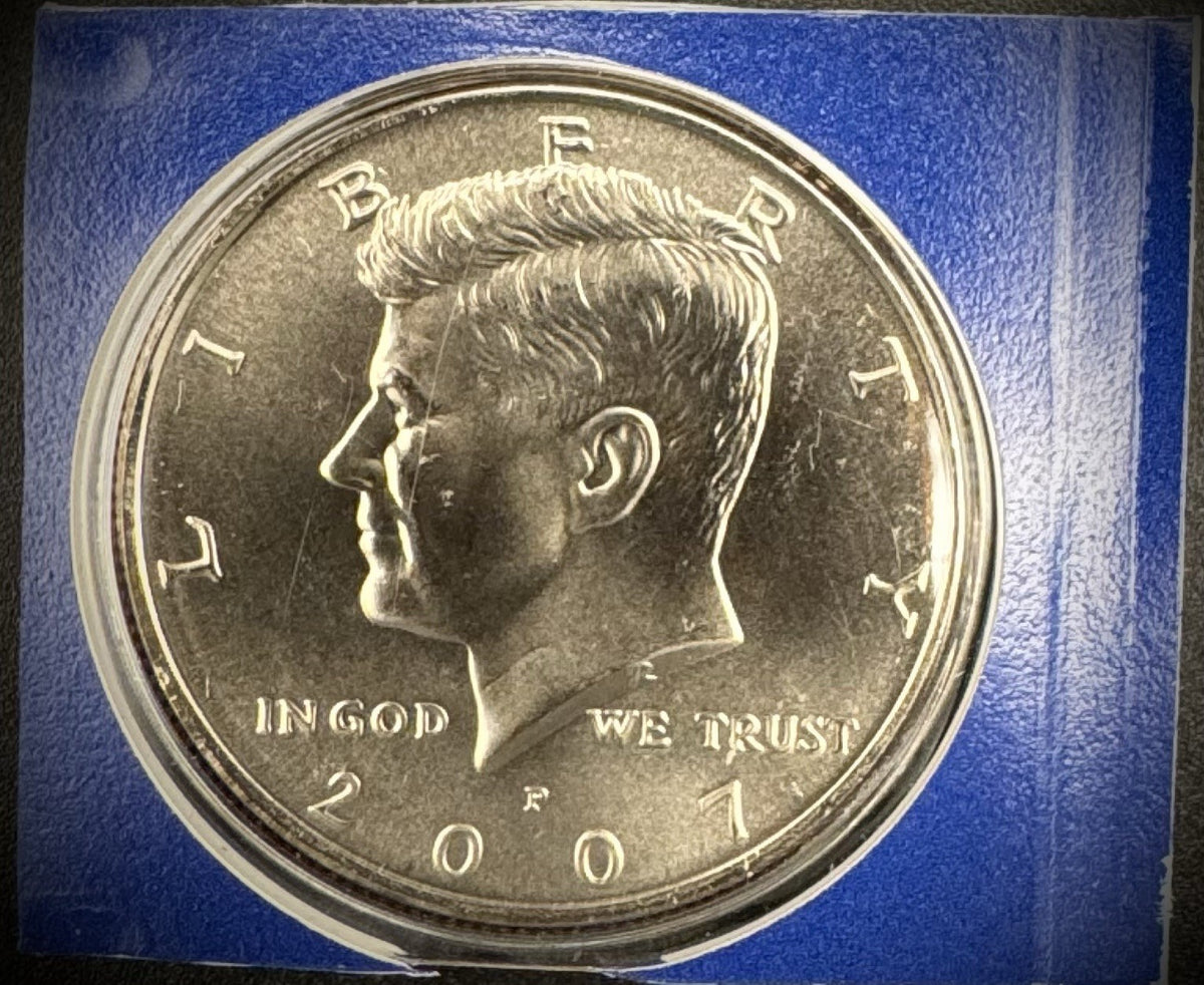 2008 P D Satin Finish Kennedy Half Dollar 2 Coins From US Mint Uncirculated Set2