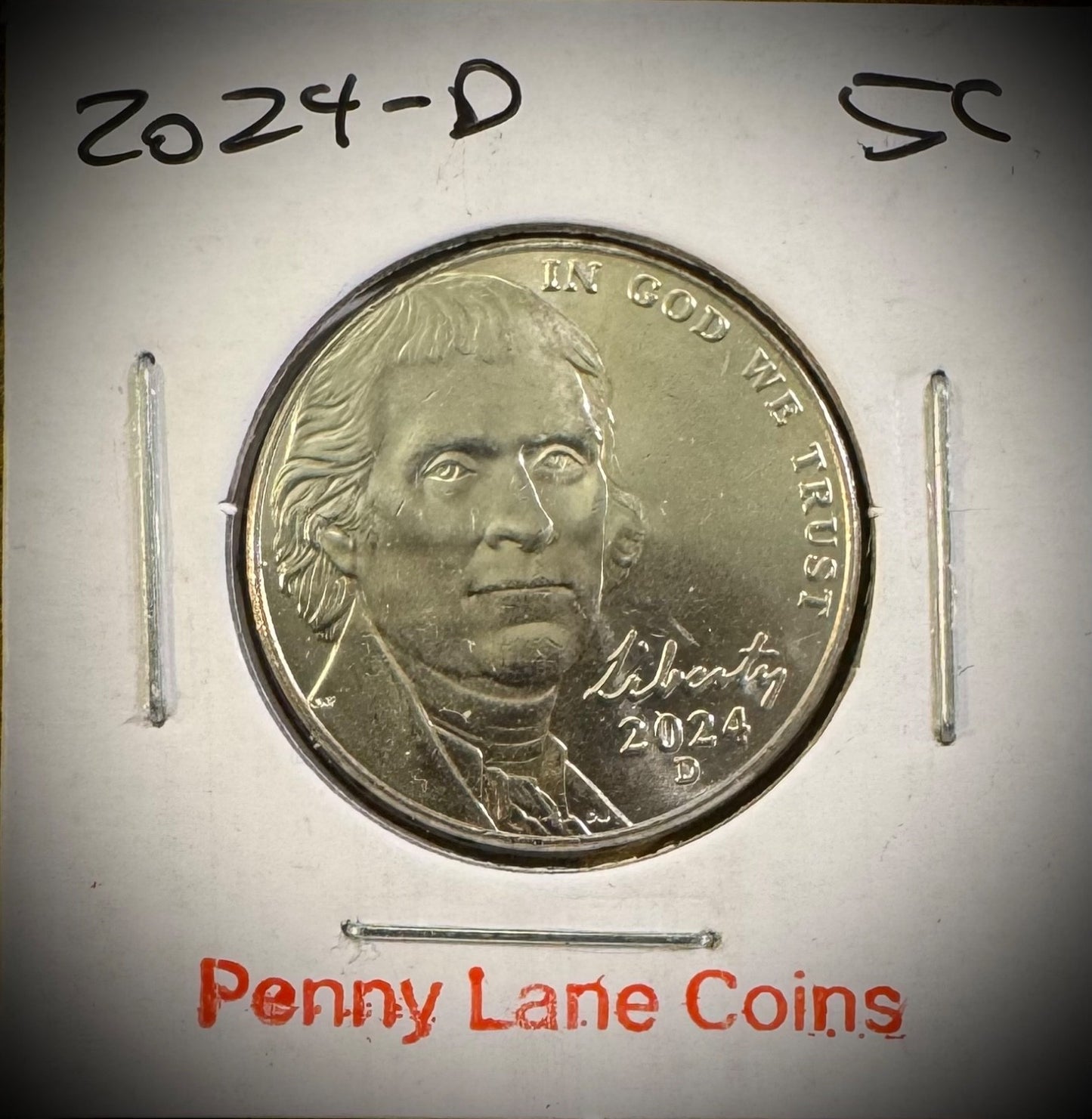 2024-D Jefferson Nickel Uncirculated BU From Original Rolls LOW MINTAGE0