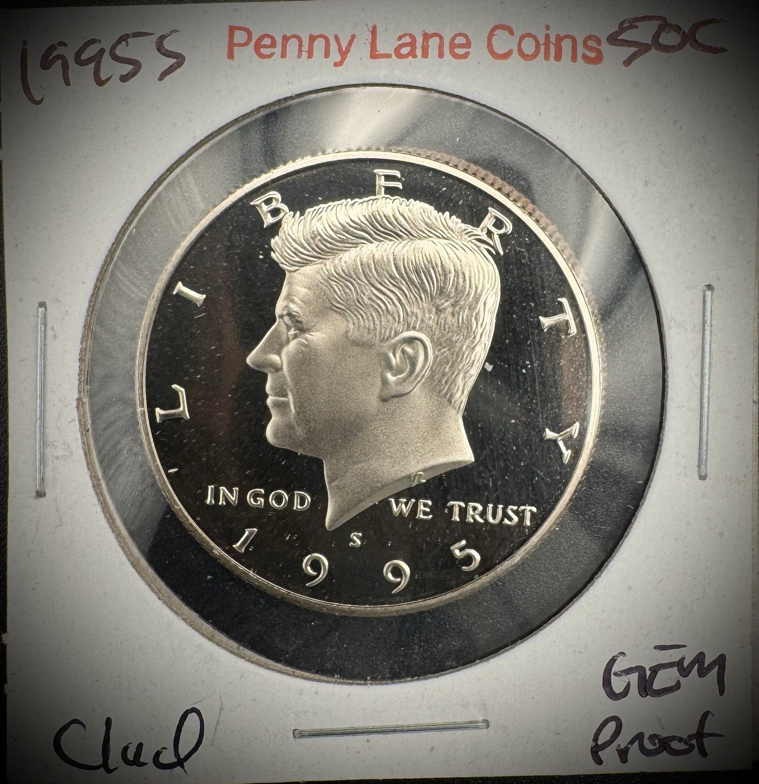 1990-1999 S Kennedy Half Dollar GEM PROOF DEEP ULTRA CAMEO Set Lot Of 10 Coins12
