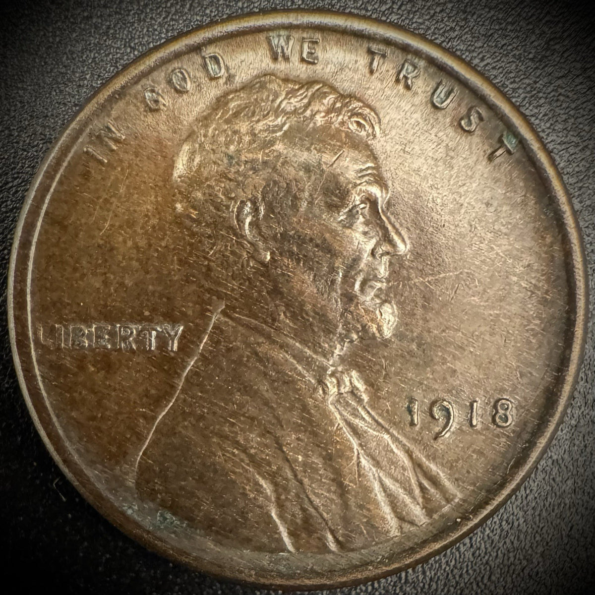 1917 Lincoln Wheat Cent Penny0