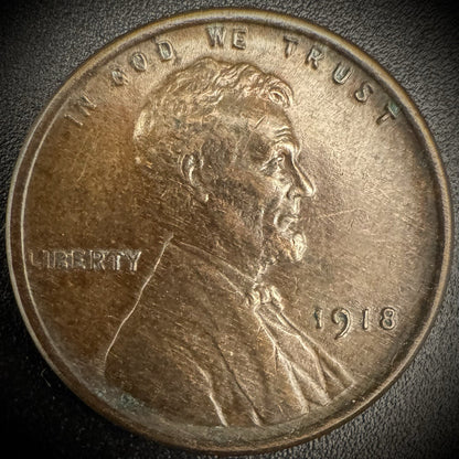 1917 Lincoln Wheat Cent Penny0