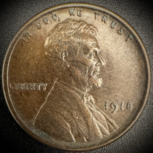 1917 Lincoln Wheat Cent Penny0