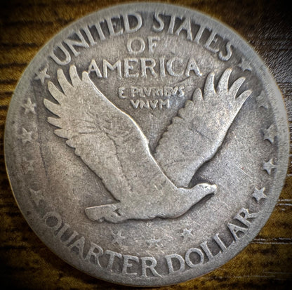 1927-S 25C Standing Liberty Quarter KEY DATE LOW Mintage 396,000 #21