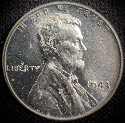 1943 Lincoln Wheat Penny Cent Choice BU Brilliant Uncirculated #70