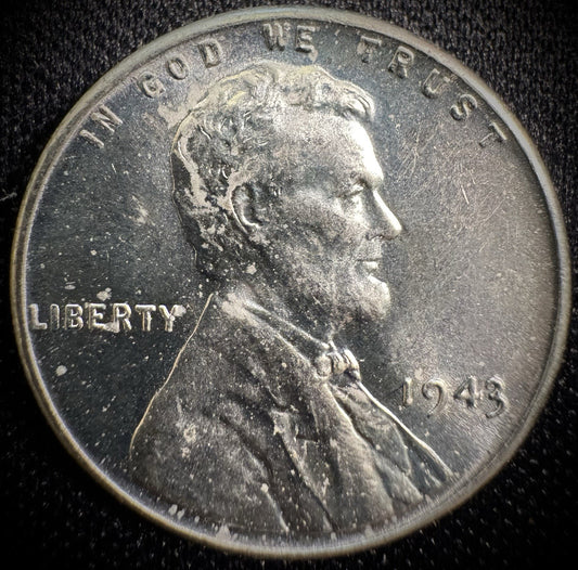 1943 Lincoln Wheat Penny Cent Choice BU Brilliant Uncirculated #70