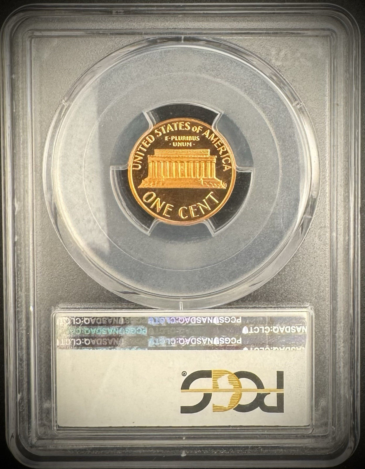 1977-S Lincoln Memorial Cent Penny PCGS PR69RD DCAM PROOF Coin DEEP CAMEO1