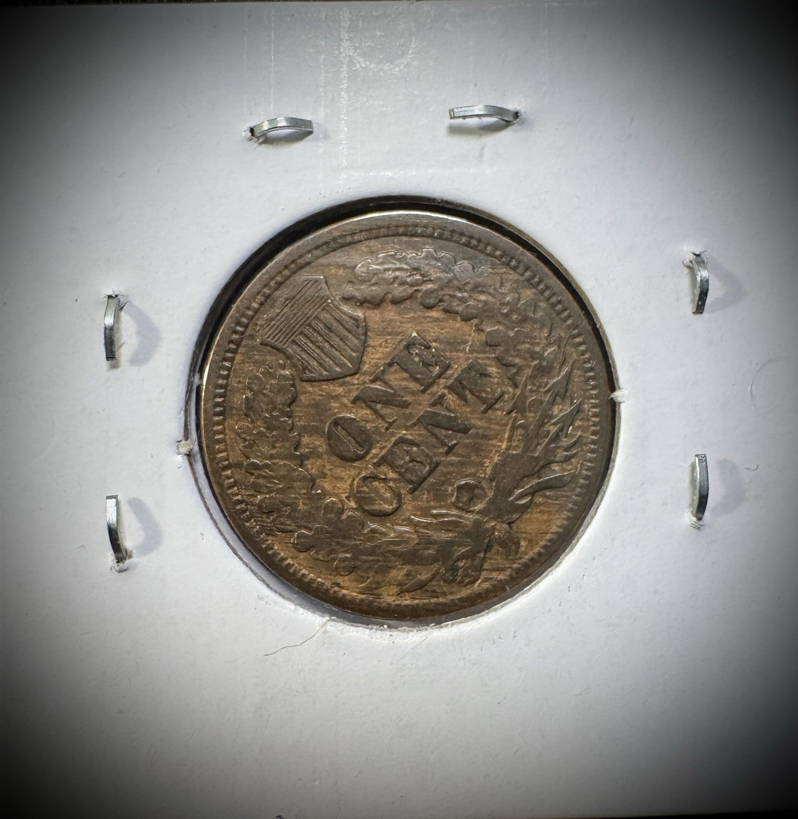 1864 Indian Head Cent Penny Civil War Era Coin Bronze ROTATED DIE3