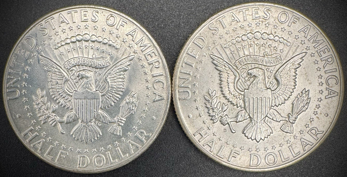 1964 P D Kennedy Half Dollar BU Brilliant Uncirculated 90% Silver Lot Of 21