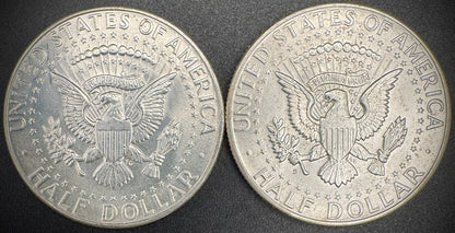 1964 P D Kennedy Half Dollar BU Brilliant Uncirculated 90% Silver Lot Of 21
