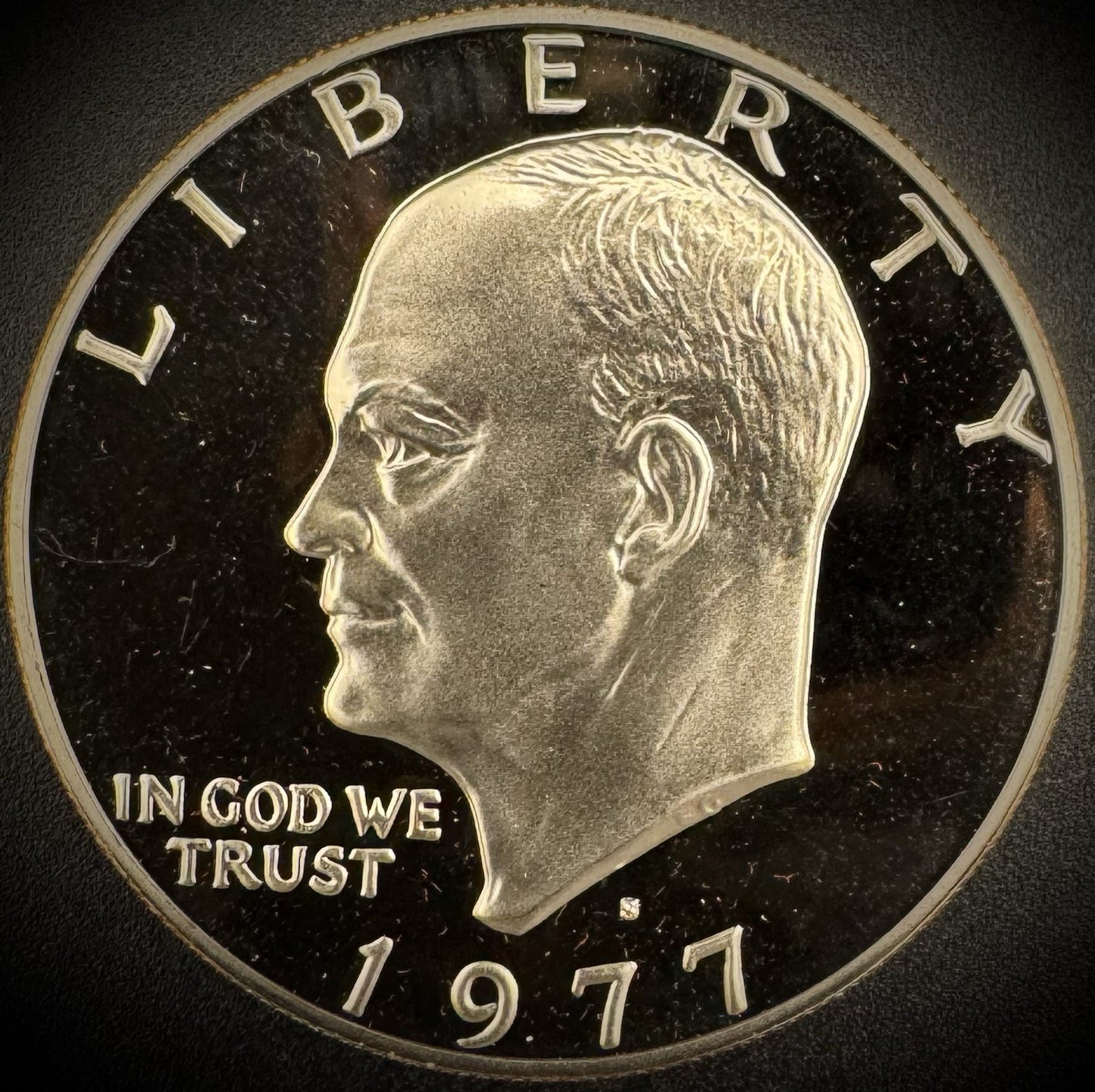 1977-S Eisenhower Dollar Clad PROOF DEEP ULTRA CAMEO Coin0