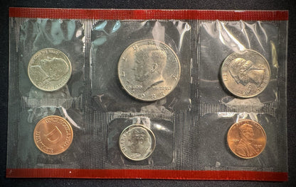 1987 P D Uncirculated Coin Set US Mint Original Government Packaging OGP & COA3