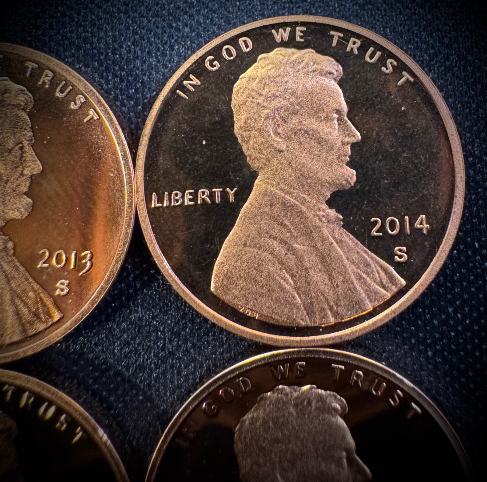 2010-2019 S Lincoln Shield Cent GEM PROOF 10 Coin CONSECUTIVE Years Lot Set9
