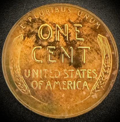 1953 Lincoln Wheat Cent VIDEO TONED PROOF LUSTROUS LOW MINTAGE 128,8001