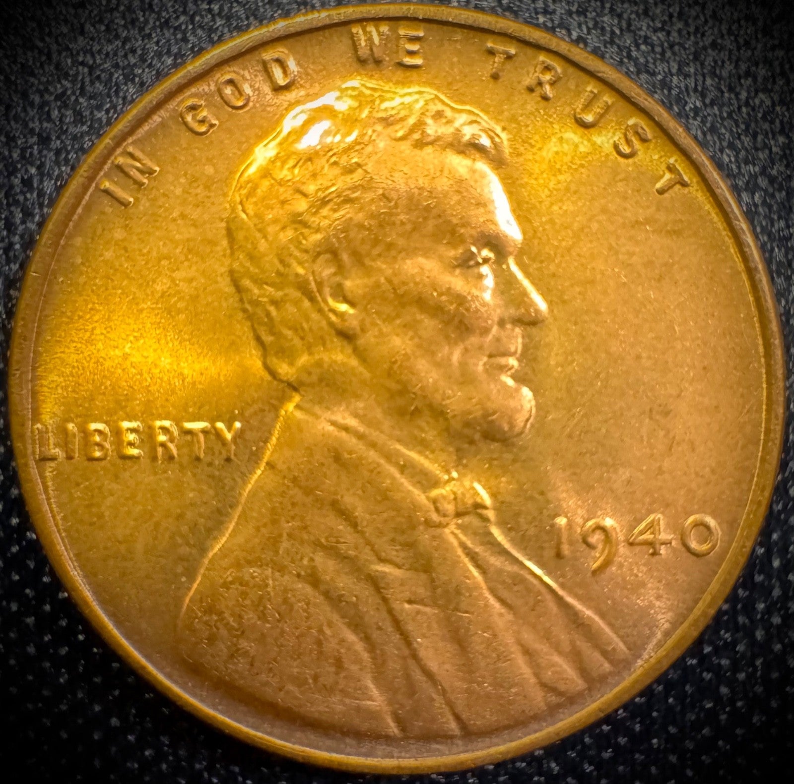 1940 Lincoln Wheat Cent Brilliant Uncirculated RED GEM0