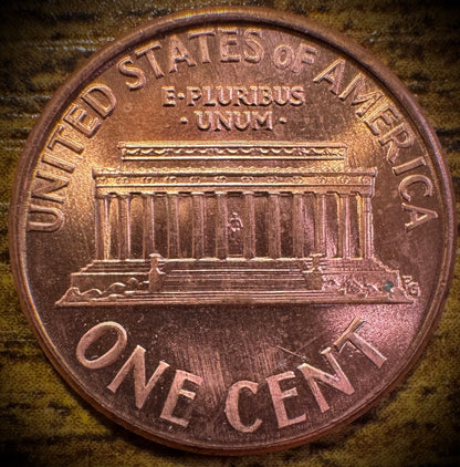1992 P & D Lincoln Memorial Cent BU 2 Coin Set From Original Rolls3