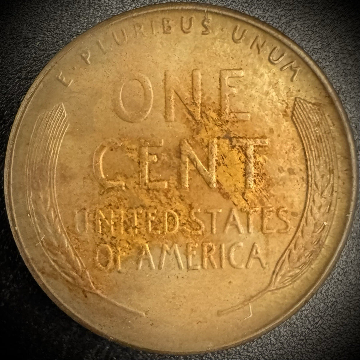 1938-S Lincoln Wheat Cent Penny Toned1