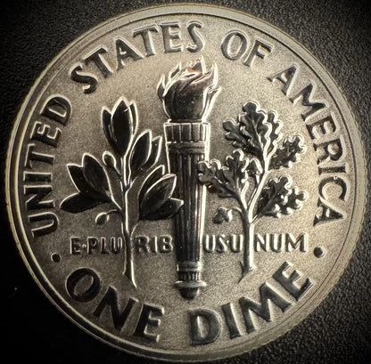2018-S GEM REVERSE PROOF Roosevelt 90% SILVER Dime 10C DEEP ULTRA CAMEO Coin1