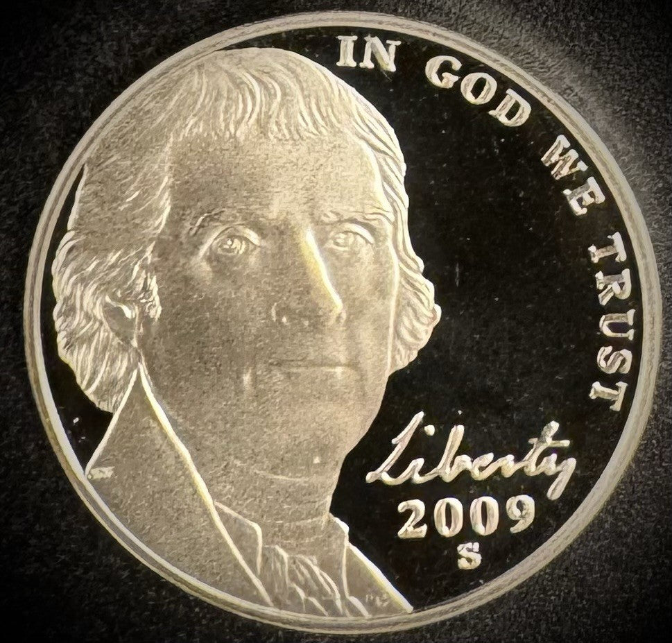 2009-S Jefferson Nickel GEM PROOF DEEP ULTRA CAMEO Coin0