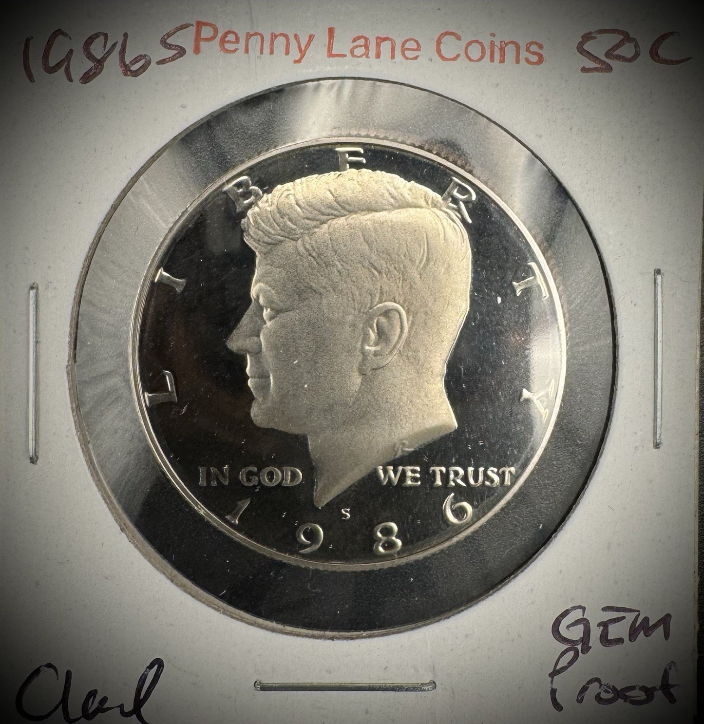 1980-1989 S Kennedy Half Dollar GEM PROOF DEEP ULTRA CAMEO Set Lot Of 10 Coins14