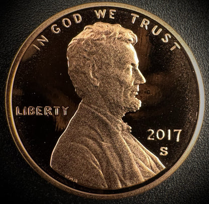 2017-S Lincoln Shield Cent GEM PROOF Coin Penny0