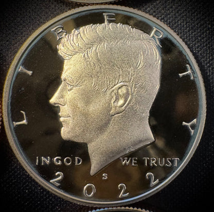 2017-2025 S Kennedy Half Dollar PROOF SET 9 Coins GEM DEEP CAMEO Fresh From Mint14