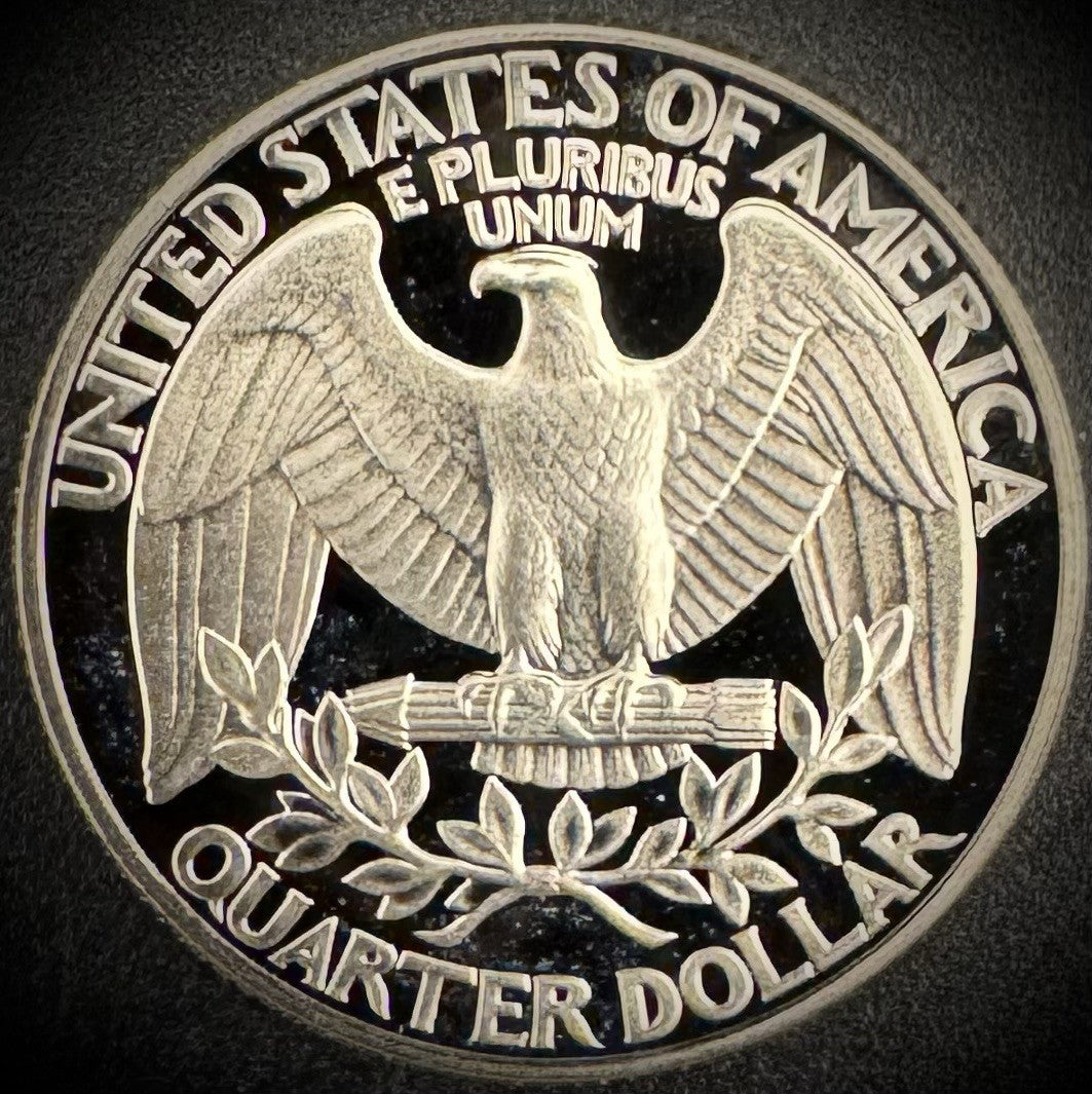 1992-S Washington Quarter GEM PROOF Clad DEEP ULTRA CAMEO Coin1