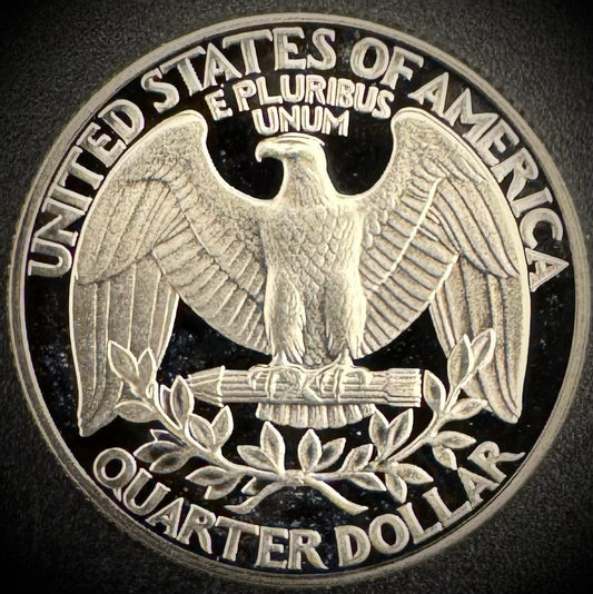 1992-S Washington Quarter GEM PROOF Clad DEEP ULTRA CAMEO Coin1