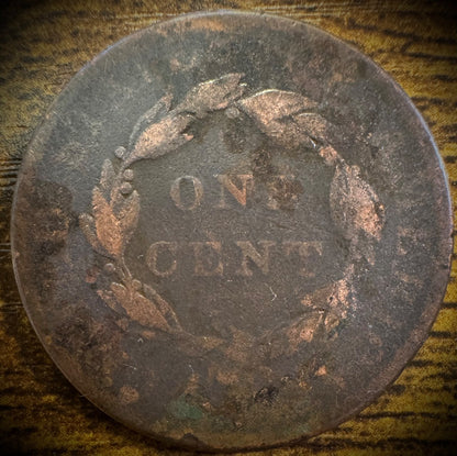 1820 Large Cent Coronet Head Matron Style1