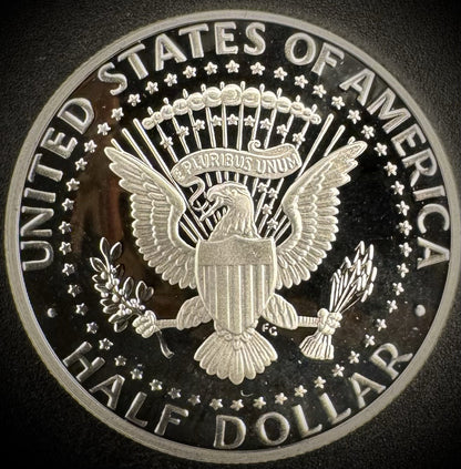 1995-S GEM PROOF Kennedy Half Dollar 90% SILVER 50C DEEP ULTRA CAMEO1