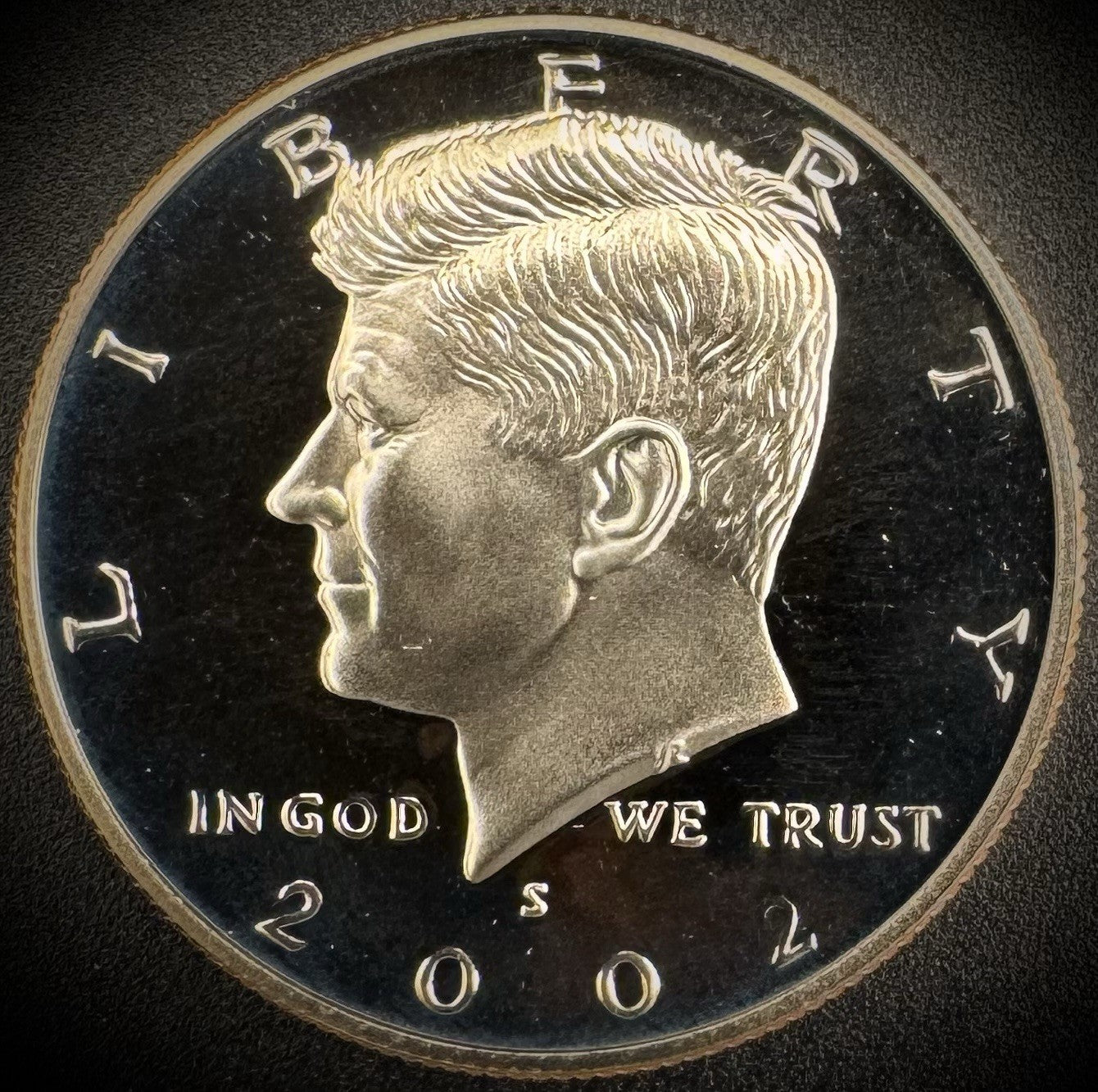 2002-S GEM PROOF Kennedy Half Dollar Clad 50C DEEP ULTRA CAMEO #20