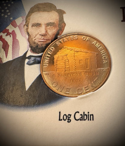 2009-S Lincoln Bicentennial Cent GEM PROOF 4 Coin Set GORGEOUS Naturally Toned4