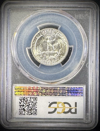 1961 D Silver Washington Quarter PCGS MS66 BLAST WHITE1
