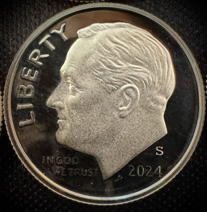 2020 2021 2022 2023 2024 2025 S GEM PROOF Roosevelt Dime 6 Coin Clad Set10