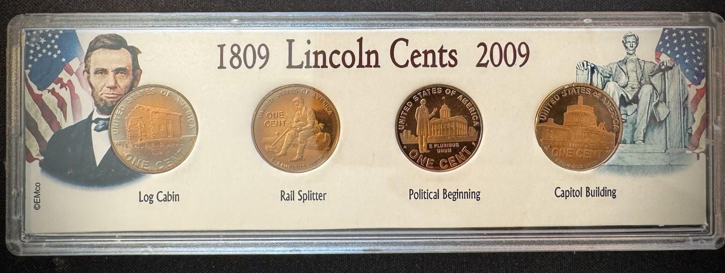 2009-S Lincoln Bicentennial Cent Penny PROOF Coin Set GORGEOUS Naturally Toned0