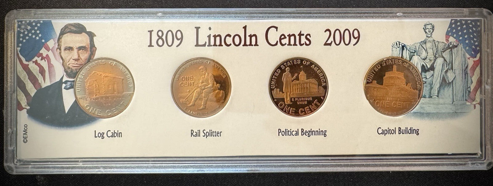 2009-S Lincoln Bicentennial Cent Penny PROOF Coin Set GORGEOUS Naturally Toned0