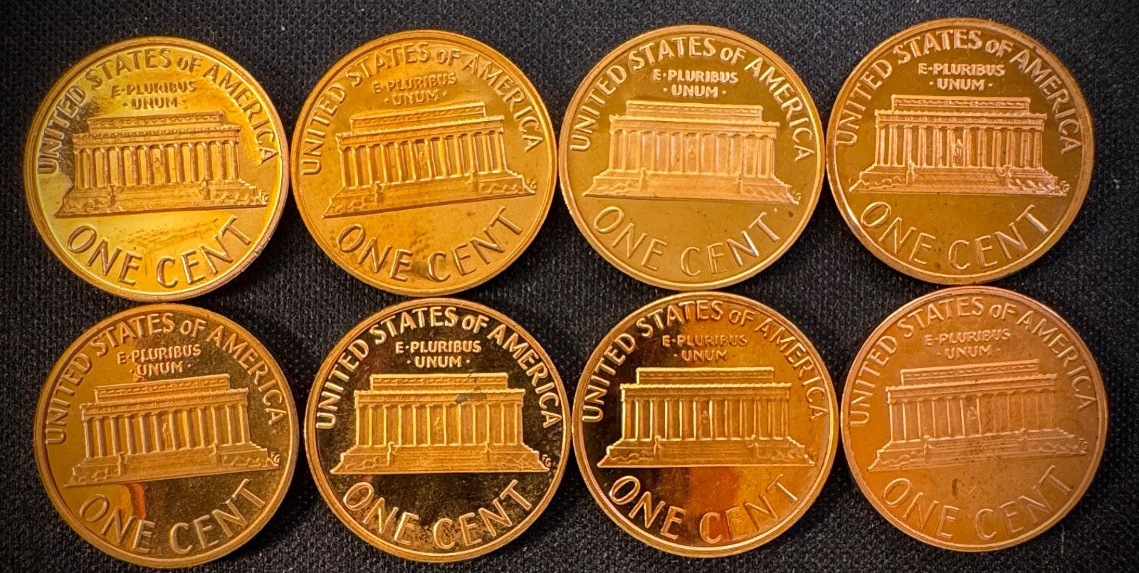 1968-2009-S PROOF Lincoln Memorial & Bicentennial Cent 45 Coin Set4